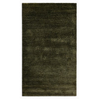 2’ x 8’ Seaweed Green Modern Shimmery Runner Rug