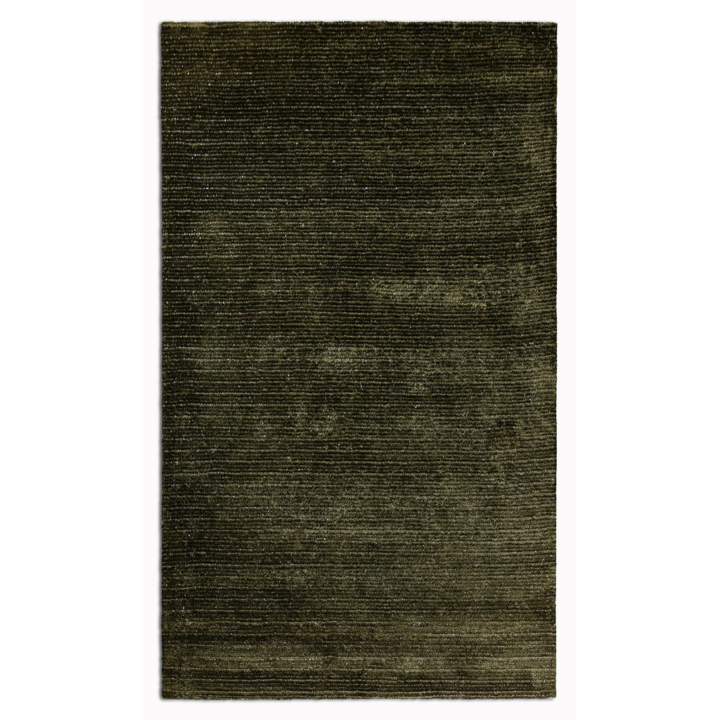 2’ x 8’ Seaweed Green Modern Shimmery Runner Rug