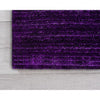 5’ x 7’ Eggplant Purple Modern Shimmery Area Rug