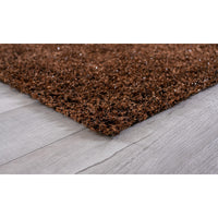 8’ x 10’ Brown Textured Modern Area Rug