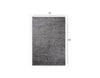 2’ x 8’ Silver Textured Modern Runner Rug