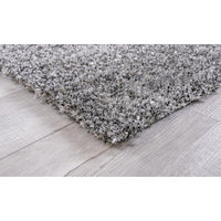 2’ x 8’ Silver Textured Modern Runner Rug