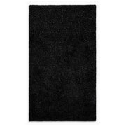 5’ x 7’ Black Textured Modern Area Rug