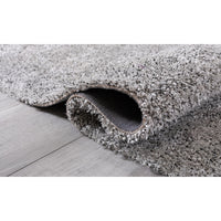 2’ x 8’ White Textured Modern Runner Rug