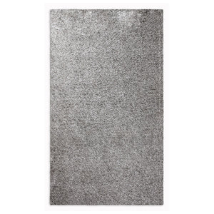 5’ x 7’ Silver Sparkly Area Rug