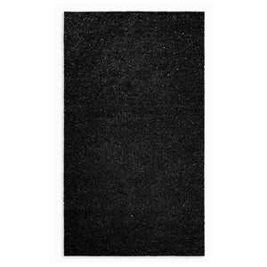 8’ x 10’ Black and Silver Sparkly Area Rug