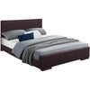 Brown Platform Queen Bed