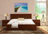 Walnut Wood Twin Platform Bed