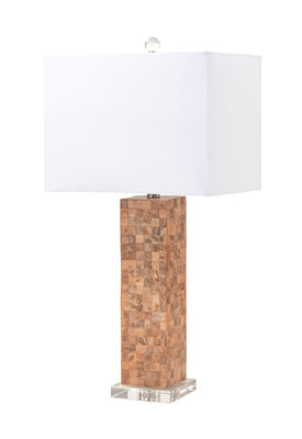 Set of 2 Coastal Sand Mother of Pearl Table Lamps