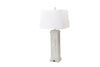 Set of 2 Soft Gray Seahorse Shutter Base Table Lamps