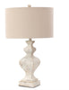 Set of 2 Beige Curvy Base Table Lamps