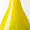 21" Lovely Yellow and Gray Handblown Spunglass Vase