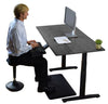 Premier 52" Black Dual Motor Electric Office Adjustable Standing Desk