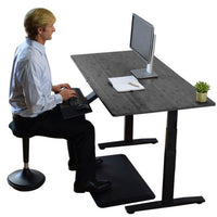 Premier 52" Black Dual Motor Electric Office Adjustable Standing Desk