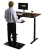 Black on Black 45" Bamboo Dual Motor Electric Office Adjustable Computer Desk