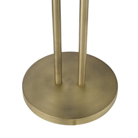 Perret 2-Light Aged Brass Floor Lamp