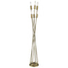 Perret 6-Light Aged Brass Floor Lamp