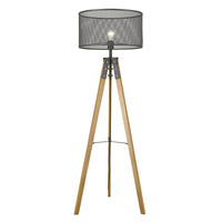 Capprice 1-Light Matte Black Floor Lamp