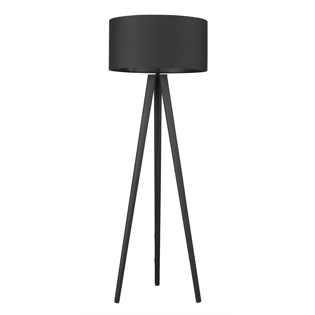 Tourer 1-Light Matte Black Floor Lamp