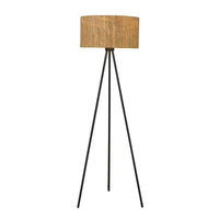 Lisbon 1-Light Matte Black Floor Lamp