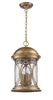 Lincoln 4-Light Antique Brass Hanging Light