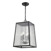 Hirche 4-Light Matte Black Pendant