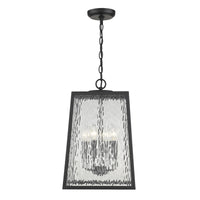 Hirche 4-Light Matte Black Pendant