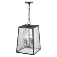 Hirche 4-Light Matte Black Pendant