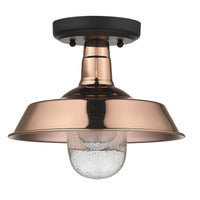 Burry 1-Light Copper Convertible Pendant