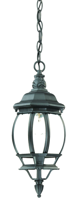 Chateau 1-Light Matte Black Hanging Light