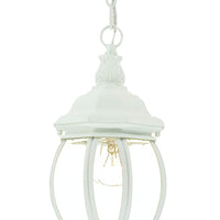 Chateau 1-Light Textured White Hanging Light