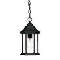 Madison 1-Light Matte Black Hanging Light