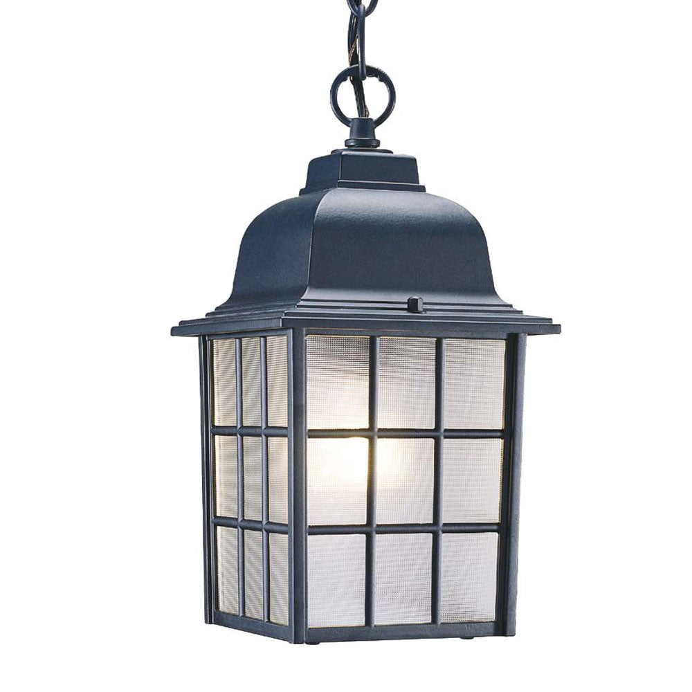 Nautica 1-Light Matte Black Hanging Light