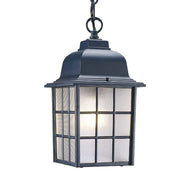 Nautica 1-Light Matte Black Hanging Light