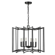 Rhian 8-Light Matte Black Pendant