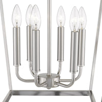 Kennedy 6-Light Satin Nickel Pendant