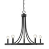 Sawyer 5-Light Matte Black Chandelier