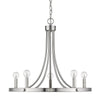 Sawyer 5-Light Satin Nickel Chandelier