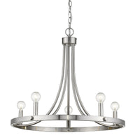 Sawyer 5-Light Satin Nickel Chandelier