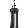 Sawyer 8-Light Matte Black Chandelier