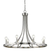 Sawyer 8-Light Satin Nickel Chandelier