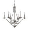 Genevieve 5-Light Satin Nickel Chandelier