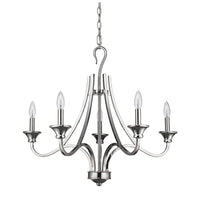 Michelle 5-Light Polished Nickel Chandelier