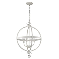 Callie 4-Light Country White Pendant