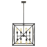 Brooklyn 8-Light Oil-Rubbed Bronze Pendant