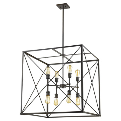 Brooklyn 8-Light Oil-Rubbed Bronze Pendant