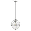 Kassian 1-Light Satin Nickel Pendant