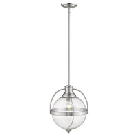 Kassian 1-Light Satin Nickel Pendant