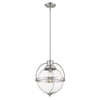 Kassian 1-Light Satin Nickel Pendant