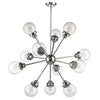 Portsmith 12-Light Polished Nickel Chandelier